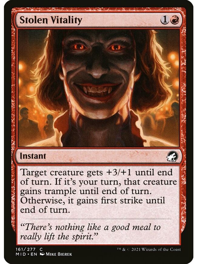 Stolen Vitality