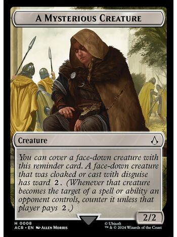 A Mysterious Creature Token