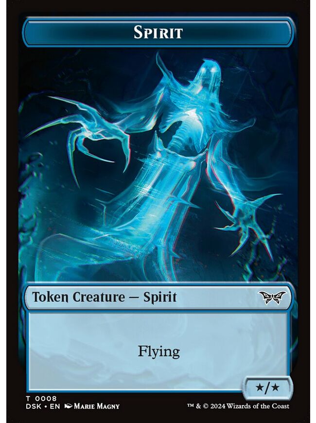 Spirit Token (*/*) (Blue)