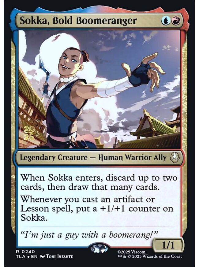 Sokka, Bold Boomeranger