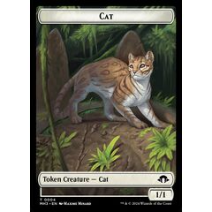Cat Token (1/1) (White)