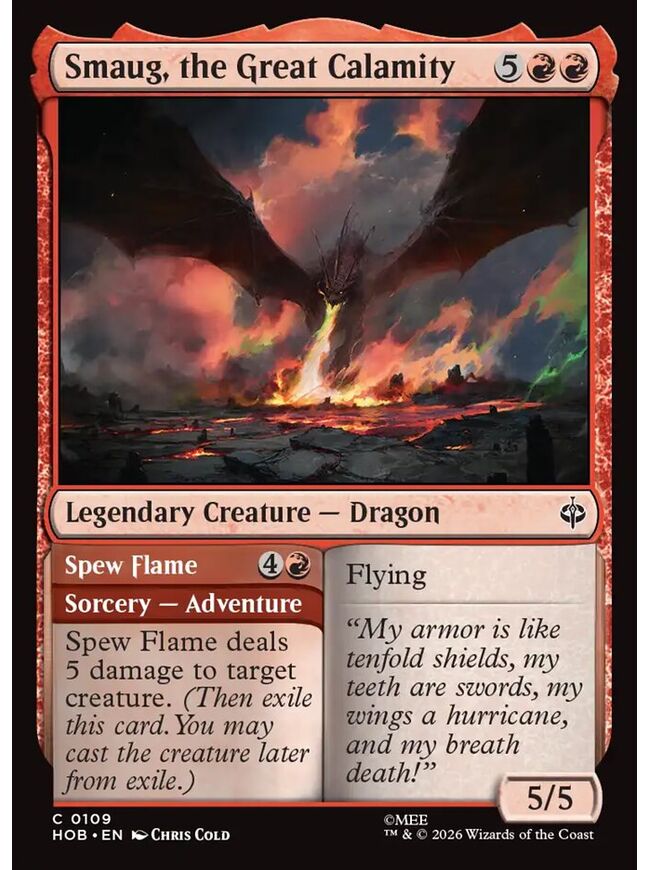Smaug, the Great Calamity // Spew Flame