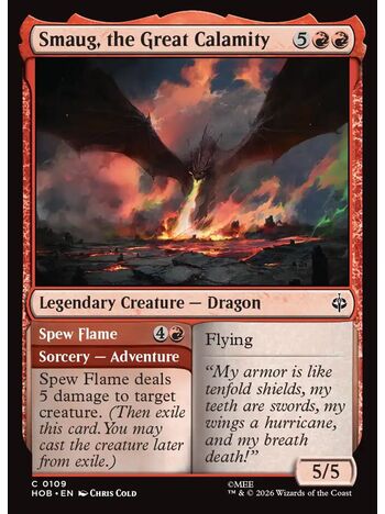 Smaug, the Great Calamity // Spew Flame