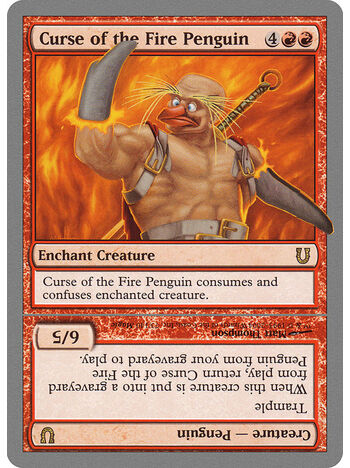 Curse of the Fire Penguin // Curse of the Fire Penguin Creature