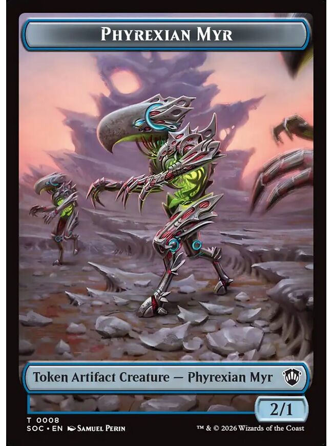 Phyrexian Myr Token (2/1)