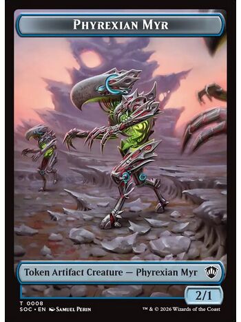 Phyrexian Myr Token (2/1)