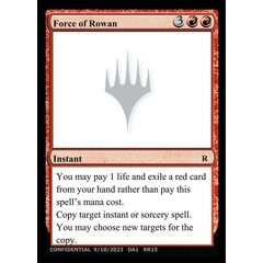 Force of Rowan