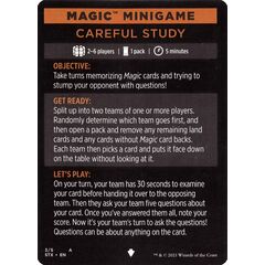 Careful Study (minigame) // Careful Study (cont'd)