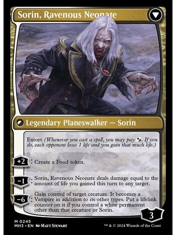 Sorin of House Markov // Sorin, Ravenous Neonate