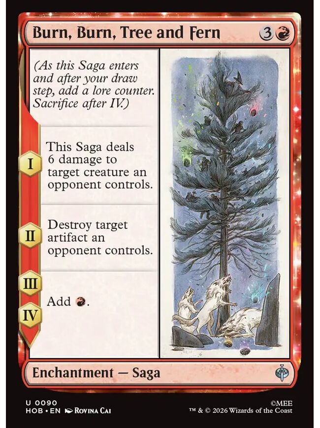 Burn, Burn, Tree and Fern