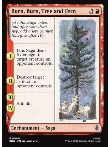 Burn, Burn, Tree and Fern