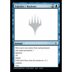 Takesies // Backsies