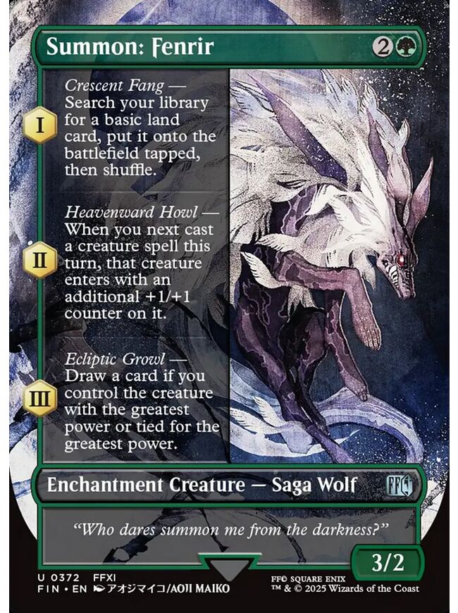 Summon: Fenrir