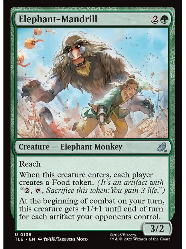 Elephant-Mandrill
