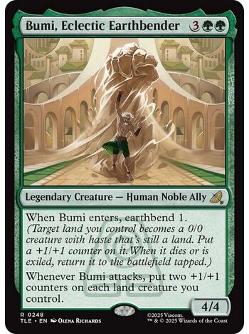 Bumi, Eclectic Earthbender