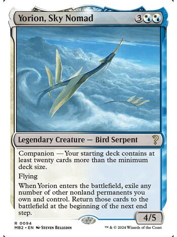Yorion, Sky Nomad