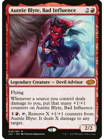 Auntie Blyte, Bad Influence
