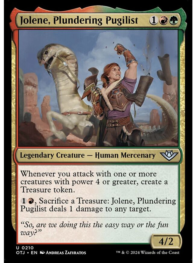 Jolene, Plundering Pugilist