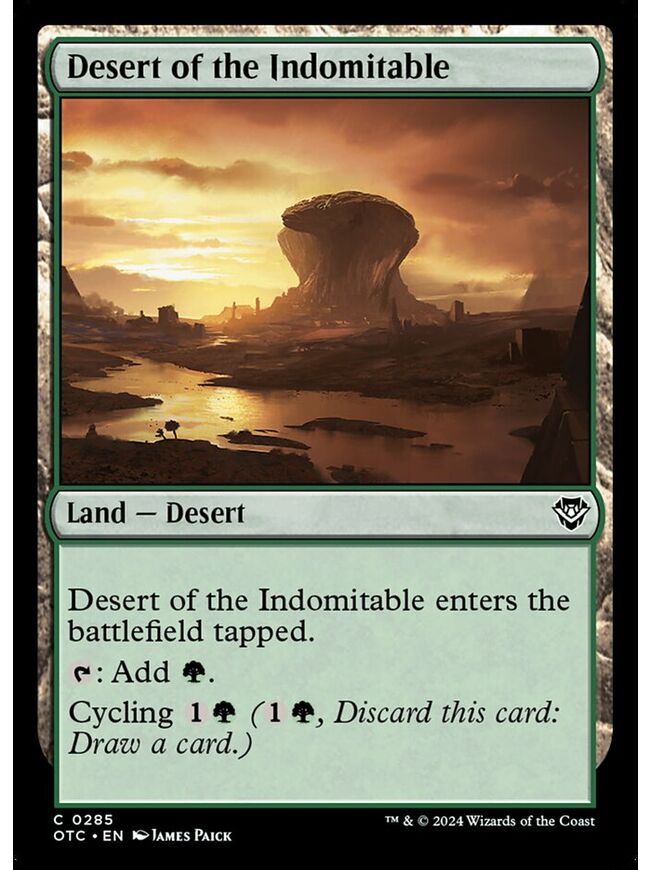 Desert of the Indomitable