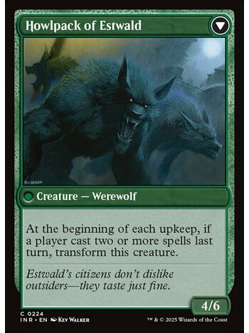 Villagers of Estwald // Howlpack of Estwald