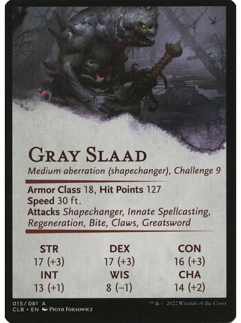 Gray Slaad // Gray Slaad (Art Series)