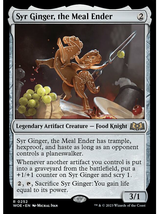 Syr Ginger, the Meal Ender