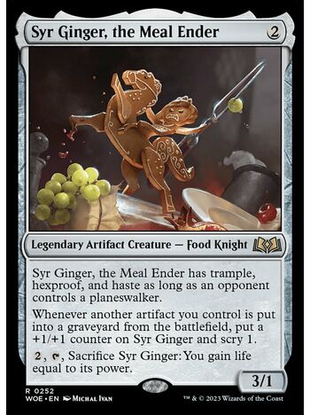 Syr Ginger, the Meal Ender