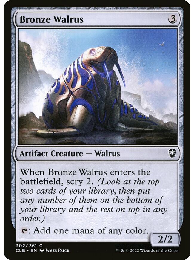 Bronze Walrus