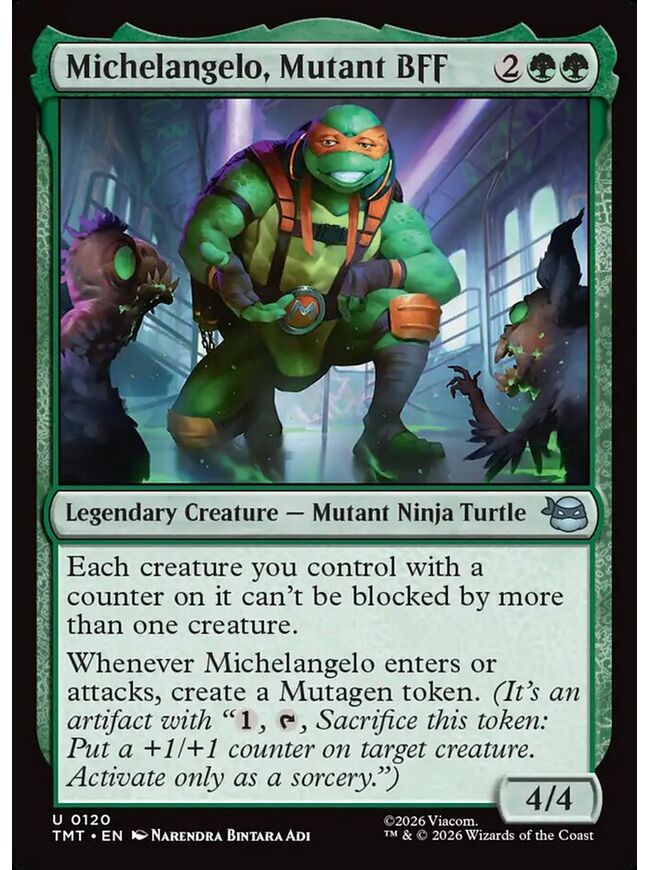 Michelangelo, Mutant BFF