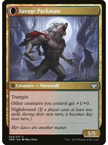 Child of the Pack // Savage Packmate