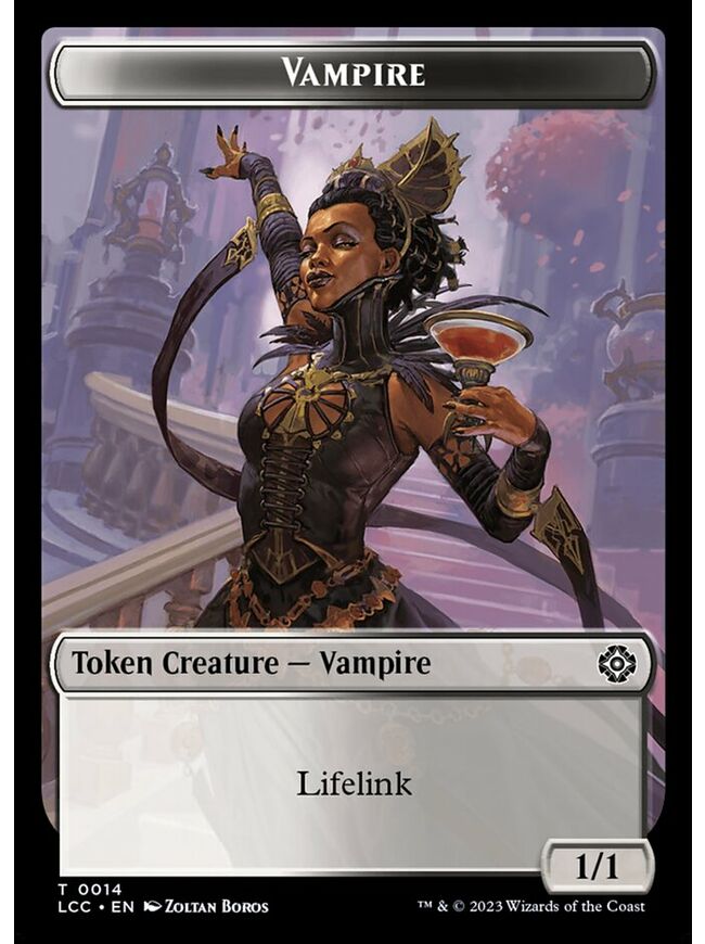 Vampire Token (White/Black) (Lifelink)