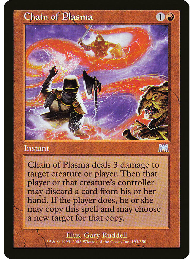Chain of Plasma