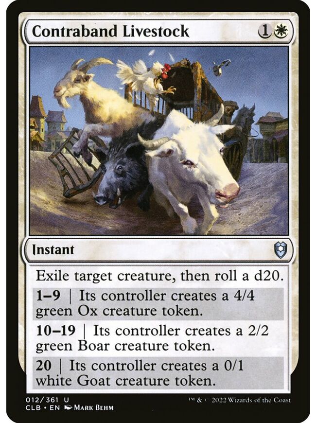 Contraband Livestock