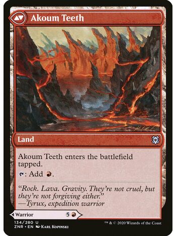 Akoum Warrior // Akoum Teeth