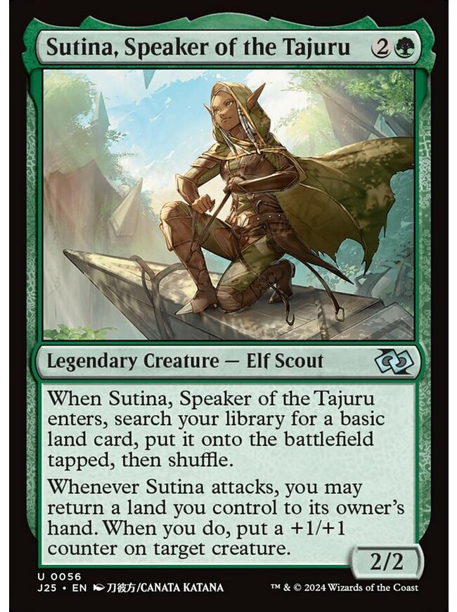 Sutina, Speaker of the Tajuru