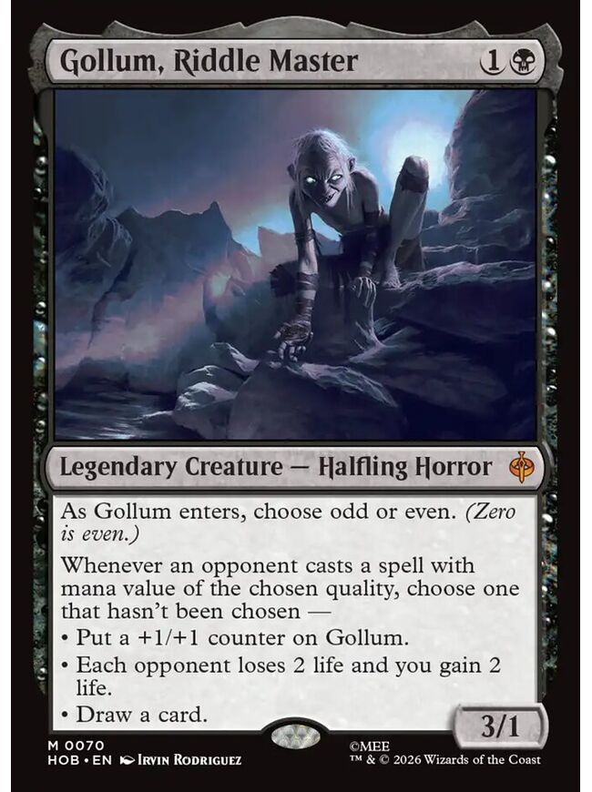 Gollum, Riddle Master