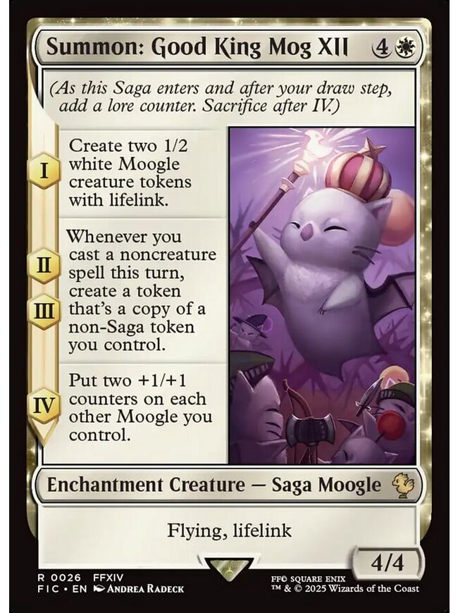 Summon: Good King Mog XII