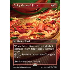 Spicy Oatmeal Pizza