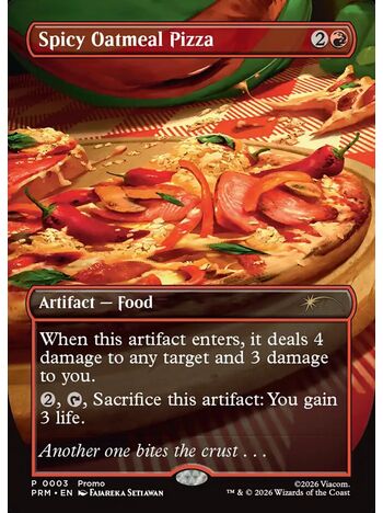 Spicy Oatmeal Pizza
