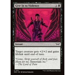 Give In to Violence