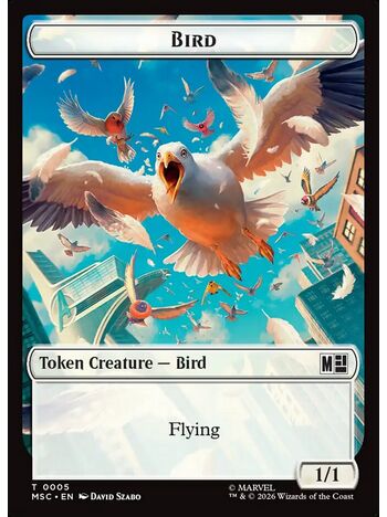 Bird Token (1/1) (White)