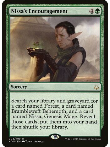 Nissa's Encouragement