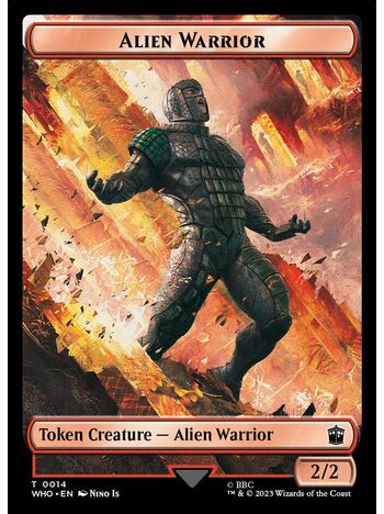 Alien Warrior Token