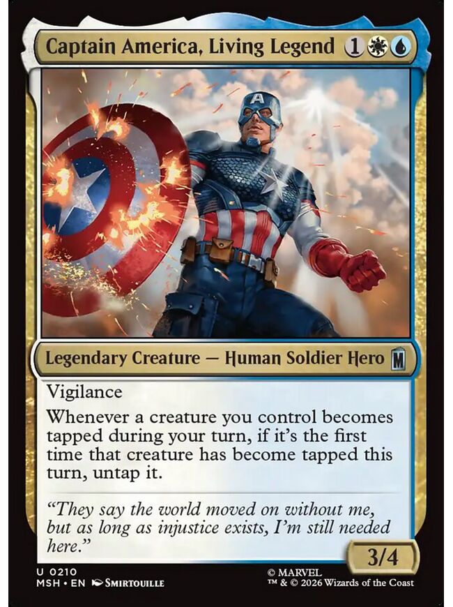 Captain America, Living Legend