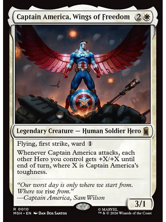 Captain America, Wings of Freedom