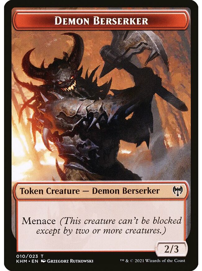 Demon Berserker Token