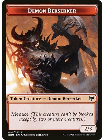 Demon Berserker Token