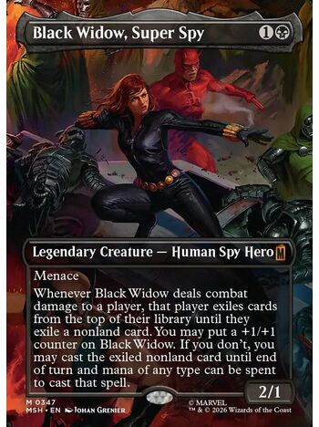 Black Widow, Super Spy