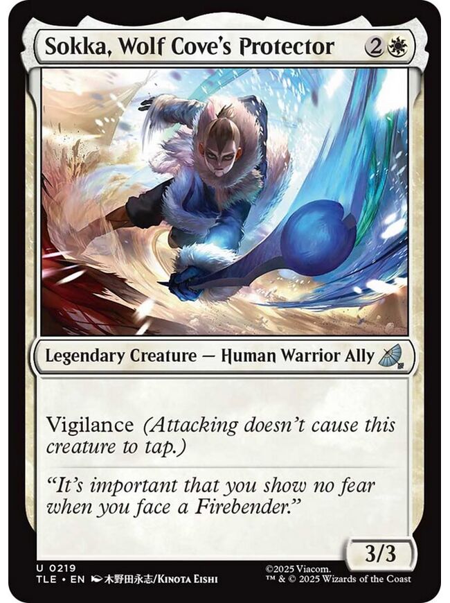 Sokka, Wolf Cove's Protector