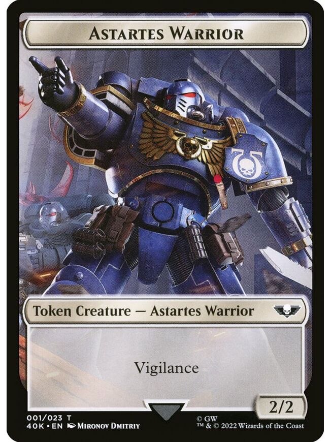 Astartes Warrior Token (Vigilance)